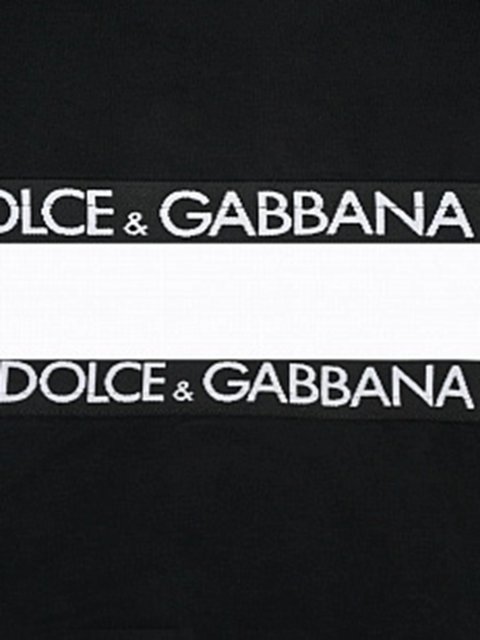 Чорний топ, труси DOLCE&GABBANA KIDS: фото 2 - Invogue