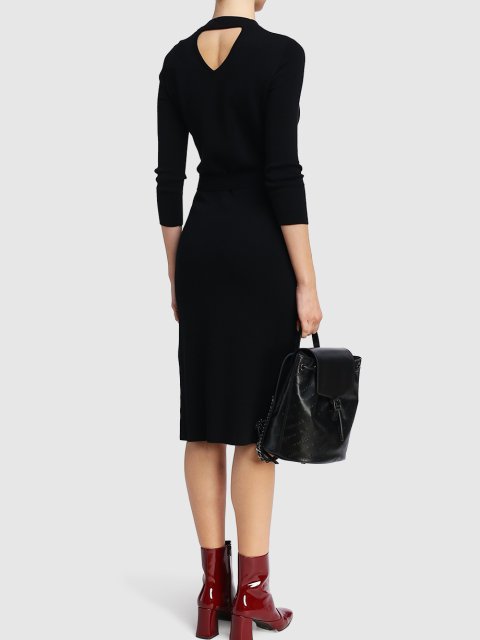 Чёрное платье MARELLA: фото 2 - Invogue