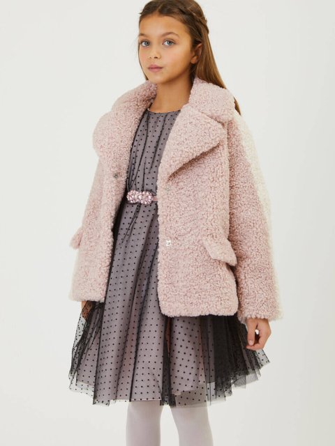 Шуба иск Monnalisa (24023): фото 4 - Invogue