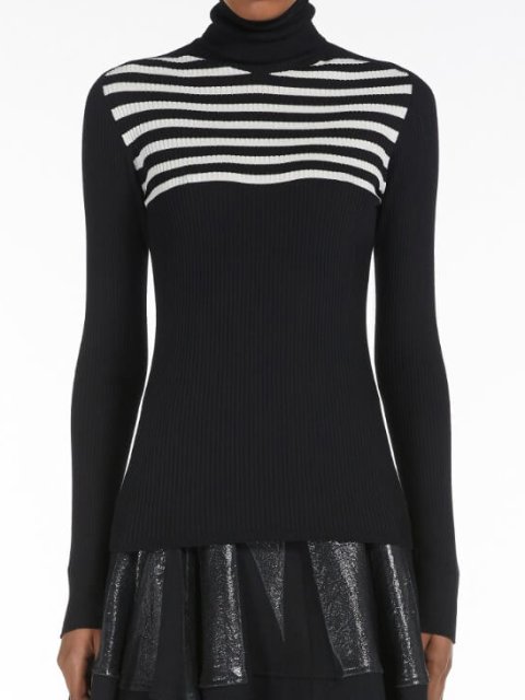 Чёрный гольф SPORTMAX: фото 1 - Invogue