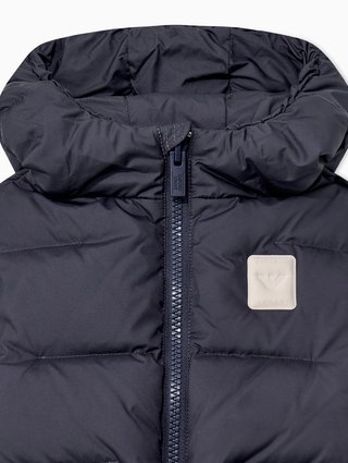 Темно-синяя куртка Emporio Armani из полиэстера: фото 2 - Invogue