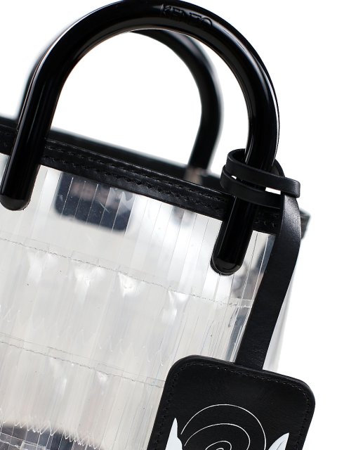 Серебристая сумка KENZO: фото 3 - Invogue