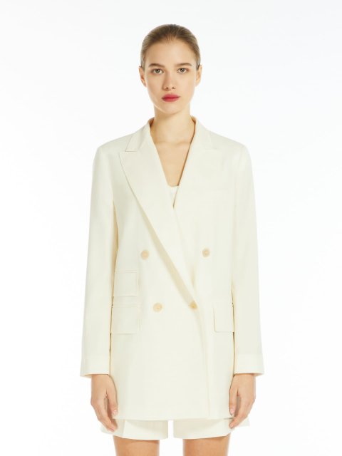 Ванільний жакет Max Mara прямого крою: фото 1 - Invogue