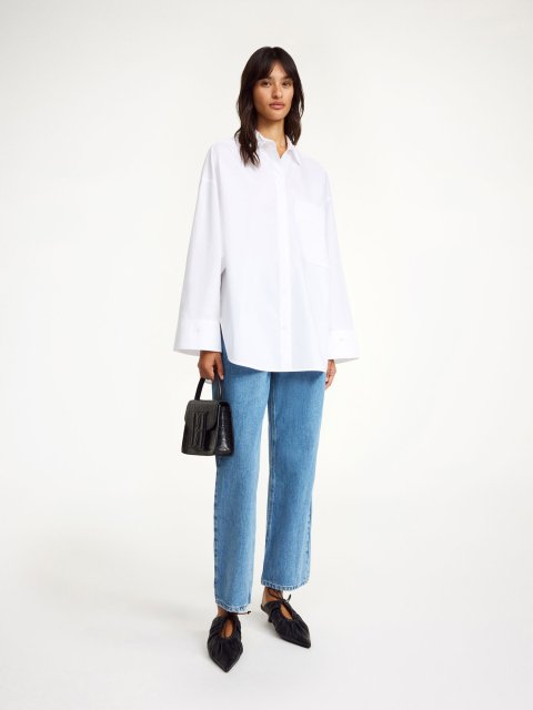 Біла сорочка BY MALENE BIRGER з органічної бавовни: фото 1 - Invogue