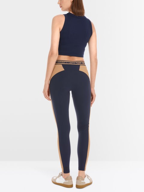 Черный топ Marc Cain укороченный: фото 3 - Invogue