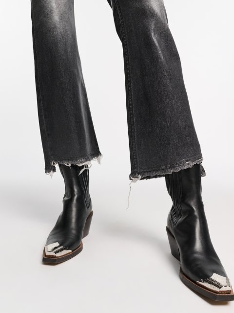 Черные ботинки Dorothee Schumacher с металлическим носком: фото 5 - Invogue