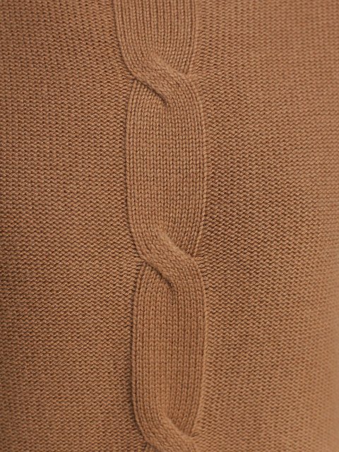 Бежевое платье MAX MARA: фото 4 - Invogue