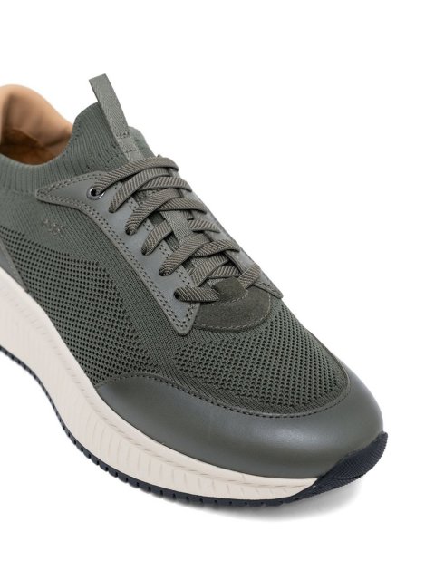 Зелені кросівки BOSS: фото 2 - Invogue