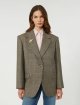 Коричневий жакет WEEKEND MAX MARA з чистої вовни: фото 4 - Invogue