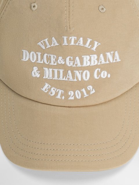 Різнокольорова кепка Dolce&Gabbana з бавовни: фото 3 - Invogue