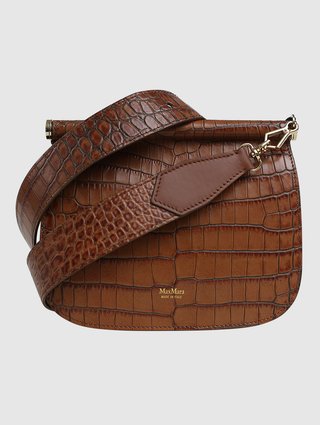 Коричневая сумка MAX MARA: фото - Invogue