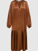 Коричневое платье BY MALENE BIRGER: фото - Invogue