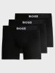 Комплект із трьох чорних боксерів Boss: фото - Invogue