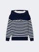Светр у смужку EMPORIO ARMANI KIDS з вовни та акрилу: фото - Invogue