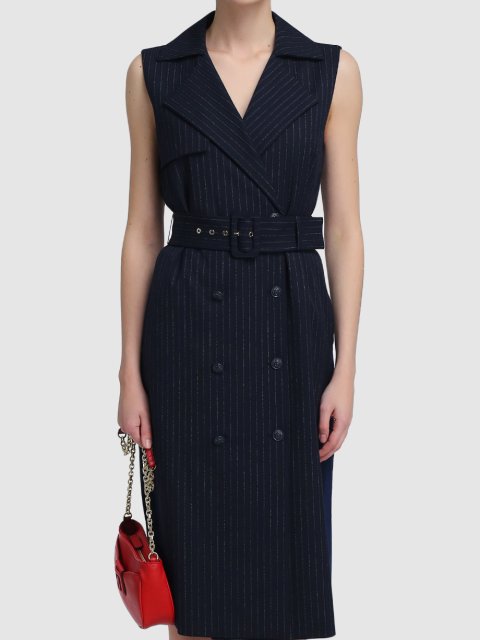 Темно-синя сукня MARELLA : фото 3 - Invogue