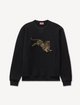 Чёрный свитшот Kenzo из хлопка: фото - Invogue