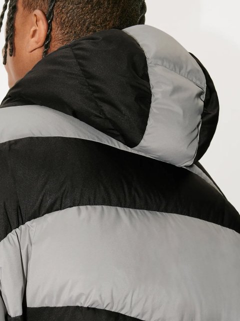 Парка KENZO с капюшоном с двухцветным узором: фото 5 - Invogue