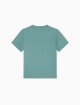 Ізумрудна футболка EMPORIO ARMANI KIDS з бавовни: фото 2 - Invogue