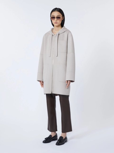 Шоколадные брюки MAX MARA из экокожи: фото 1 - Invogue