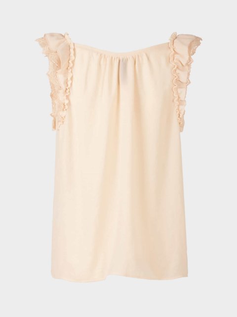 Бежевый топ MARC CAIN: фото 1 - Invogue