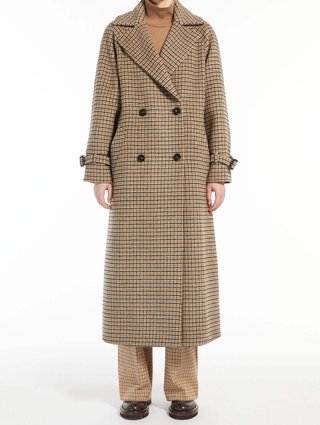 Бежеве пальто WEEKEND MAX MARA : фото 1 - Invogue