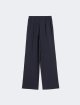 Синие брюки Max Mara из шерсти: фото 1 - Invogue