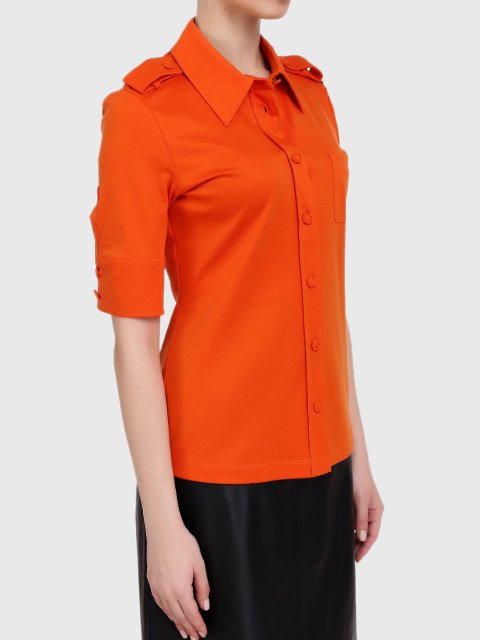 Помаранчева сорочка SPORTMAX : фото 2 - Invogue