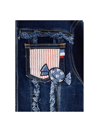 Детский джинсовый костюм куртка и брюки Hello Kitty Monnalisa: фото 3 - Invogue