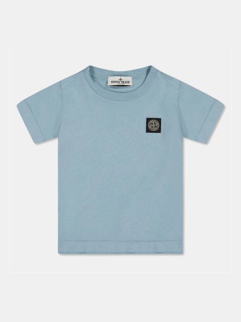 Синя футболка Stone Island з бавовни: фото - Invogue