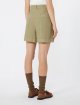 Оливкові шорти Weekend Max Mara з бавовни: фото 3 - Invogue