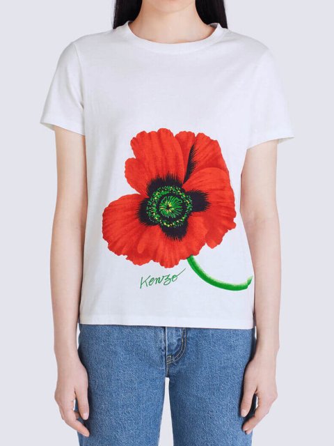 Біла футболка KENZO : фото 1 - Invogue