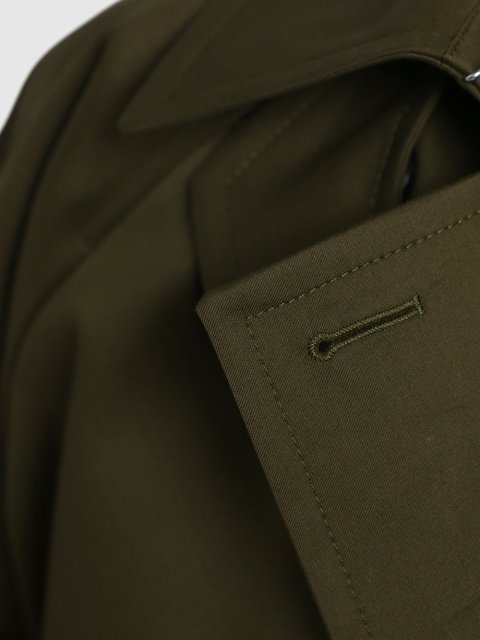 Зелёный плащ SPORTMAX: фото 6 - Invogue