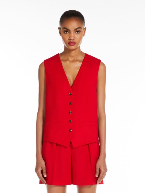 Червоний жилет MAX MARA : фото 1 - Invogue