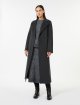 Темно-сіра спідниця MAX MARA з бавовни та альпаки: фото 1 - Invogue