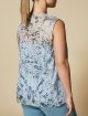Блакитний топ MARINA RINALDI : фото 1 - Invogue