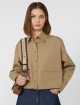Бежева сорочка WEEKEND MAX MARA з щільного бавовняного попліну: фото 4 - Invogue