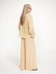 Темно-бежевая блуза By Malene Birger свободного кроя: фото 3 - Invogue