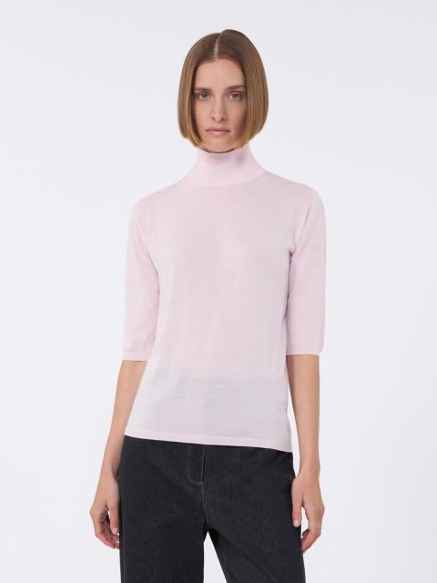 Розовый свитер MAX MARA из шерсти: фото 2 - Invogue