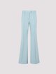 Голубые брюки клеш Acne Studios: фото - Invogue