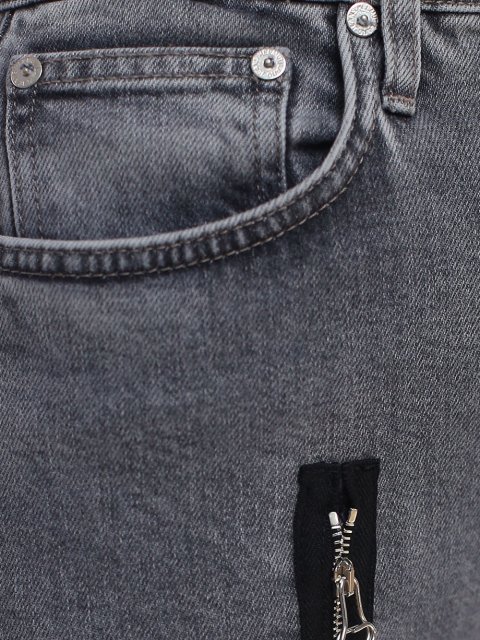 Серые джинсы HELMUT LANG: фото 6 - Invogue