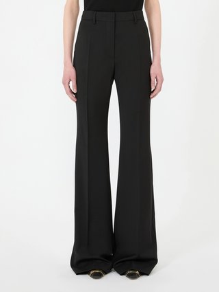 Чорні штани Sportmax з вовни: фото 2 - Invogue