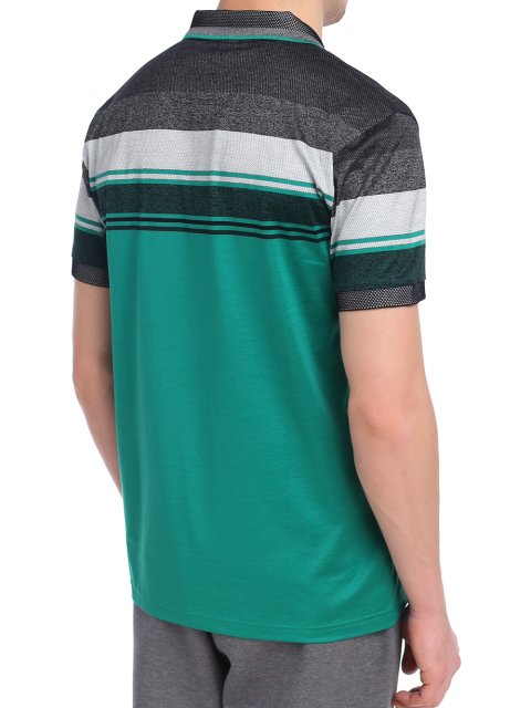 Зеленое поло BOSS: фото 4 - Invogue