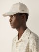 Бежева кепка Zegna з вишивкою з льону: фото 1 - Invogue