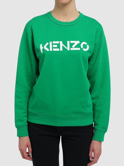Зелёный свитшот KENZO: фото 3 - Invogue