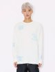 Белый лонгслив Kenzo из хлопка с вышивкой: фото 2 - Invogue