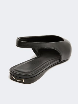 Черные туфли Max Mara из кожи: фото 3 - Invogue