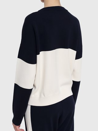 Синий свитер WEEKEND MAX MARA: фото 3 - Invogue
