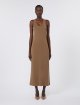 Світло-коричнева сукня MAX MARA з вовняної пряжі: фото 2 - Invogue