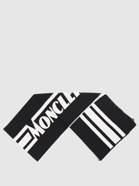 Чёрный шарф MONCLER ENFANT: фото - Invogue
