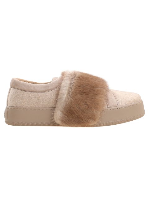 Бежеві снікерси MAX MARA : фото - Invogue